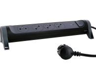 LEGRAND Przedłużacz ochronny 4X2P+Z 1.5M-CZARNY 49423 - 1047771 - zdjęcie 3